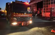 Nevşehir'de Sanayi Sitesinde Yangın